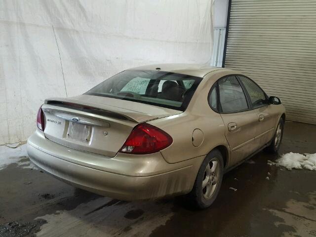 1FAFP53U7YA269724 - 2000 FORD TAURUS SE TAN photo 4