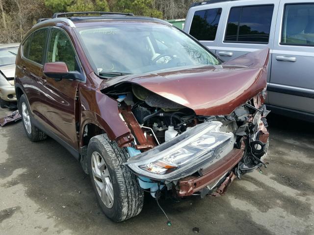 2HKRM4H72GH616669 - 2016 HONDA CR-V EXL MAROON photo 1