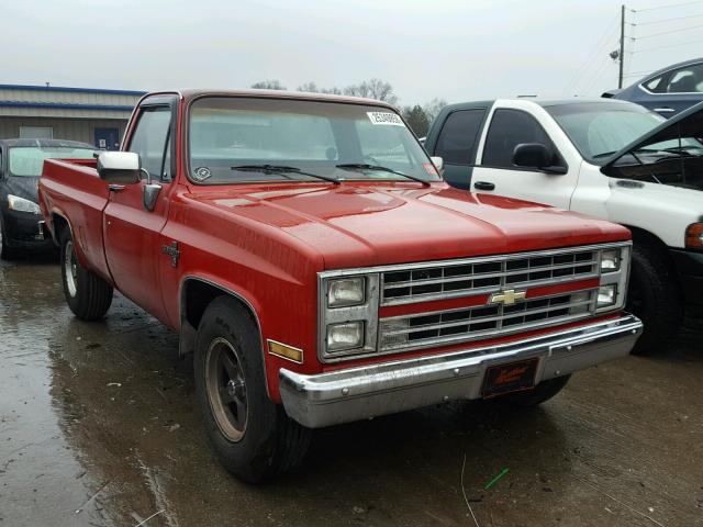 1GCDC14H7GF422093 - 1986 CHEVROLET C10 RED photo 1