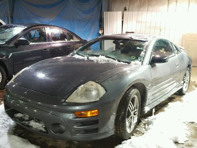 4A3AC74H73E163866 - 2003 MITSUBISHI ECLIPSE GT GRAY photo 2