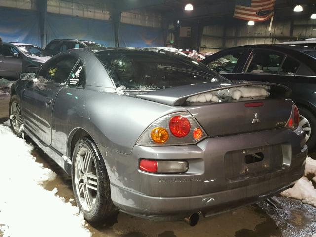 4A3AC74H73E163866 - 2003 MITSUBISHI ECLIPSE GT GRAY photo 3