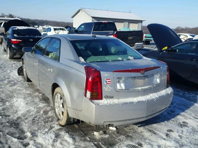 1G6DM57T770104064 - 2007 CADILLAC CTS SILVER photo 3