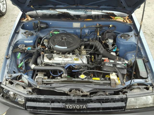 JT2AE82EXG3300983 - 1986 TOYOTA COROLLA DL BLUE photo 7