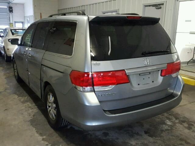 5FNRL38759B050344 - 2009 HONDA ODYSSEY EX GRAY photo 3