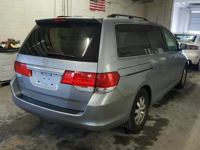 5FNRL38759B050344 - 2009 HONDA ODYSSEY EX GRAY photo 4