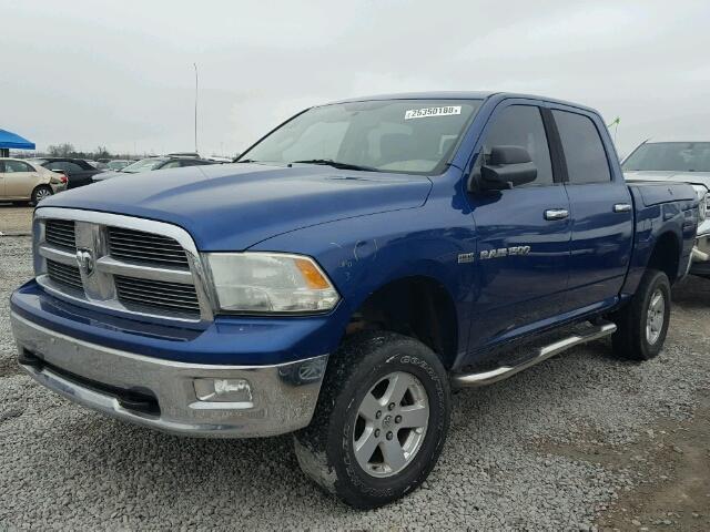 1D7RV1CT3BS505984 - 2011 DODGE RAM 1500 BLUE photo 2