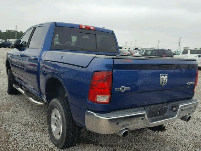 1D7RV1CT3BS505984 - 2011 DODGE RAM 1500 BLUE photo 3