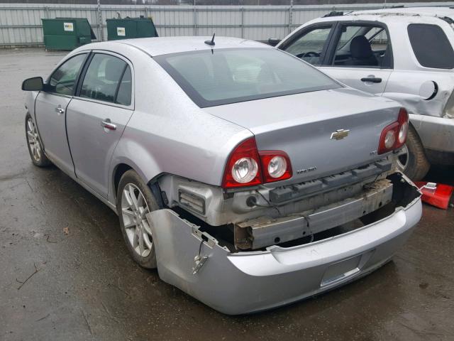 1G1ZK57B394111694 - 2009 CHEVROLET MALIBU LTZ SILVER photo 3