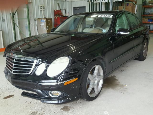 WDBUF56X49B414271 - 2009 MERCEDES-BENZ E 350 BLACK photo 2