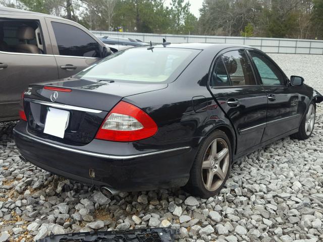 WDBUF56X49B414271 - 2009 MERCEDES-BENZ E 350 BLACK photo 4