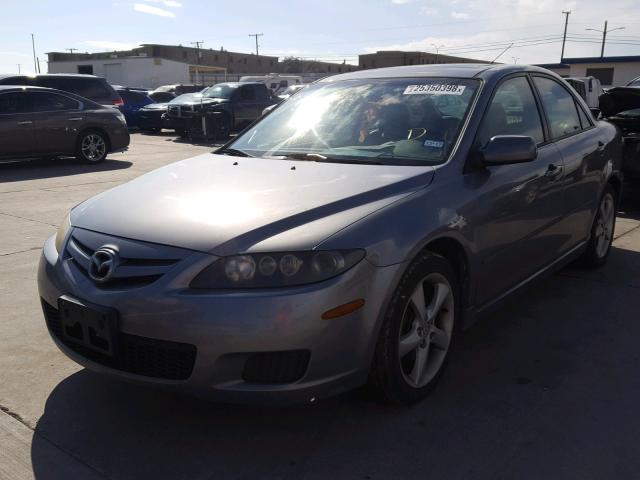 1YVHP80C875M51286 - 2007 MAZDA 6 I GRAY photo 2