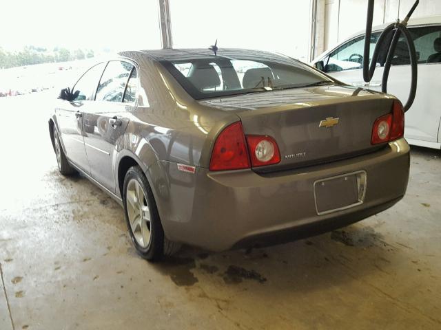 1G1ZB5EB0AF317454 - 2010 CHEVROLET MALIBU LS ყავისფერი ფოტო 3