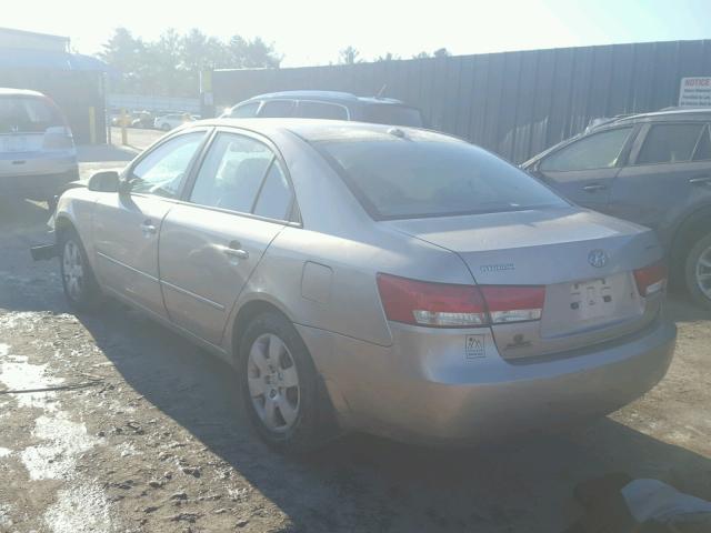 5NPET46C37H281777 - 2007 HYUNDAI SONATA GLS GOLD photo 3