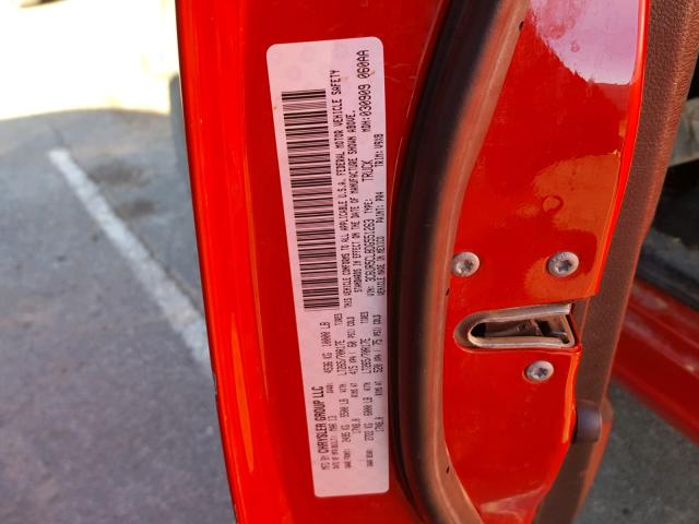 3C6UR5CL8DG551263 - 2013 RAM 2500 ST RED photo 10