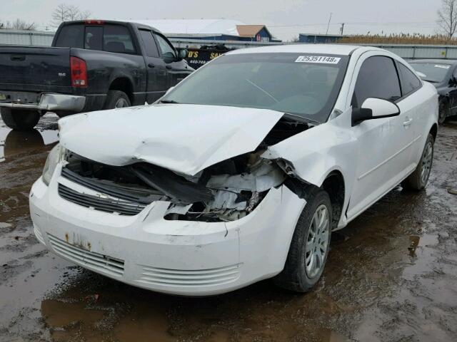 1G1AD1F57A7230105 - 2010 CHEVROLET COBALT 1LT WHITE photo 2