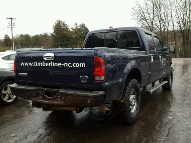 1FTSW215X6ED87181 - 2006 FORD F250 SUPER BLUE photo 4