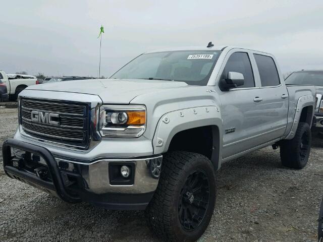 3GTU2UEC4EG536510 - 2014 GMC SIERRA K15 SILVER photo 2