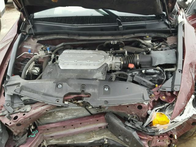 1HGCP3F89CA036910 - 2012 HONDA ACCORD EXL MAROON photo 7