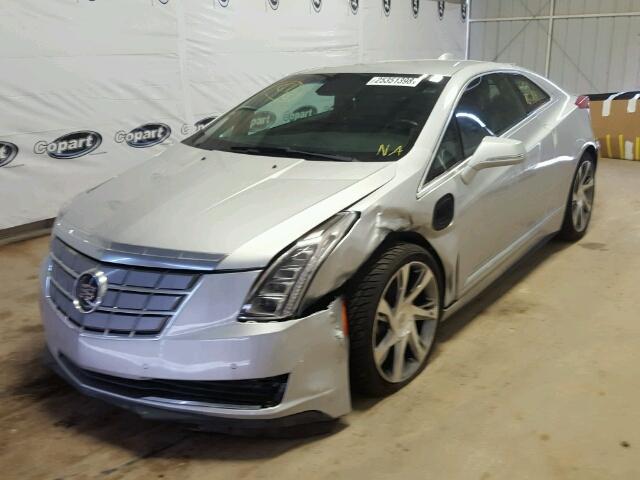 1G6RR1E43EU601419 - 2014 CADILLAC ELR LUXURY SILVER photo 9