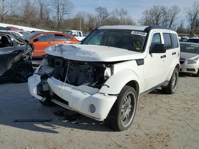 1D8GU58K77W504222 - 2007 DODGE NITRO SLT WHITE photo 2