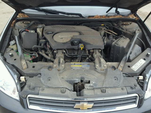 2G1WC581269433158 - 2006 CHEVROLET IMPALA LT BLACK photo 7