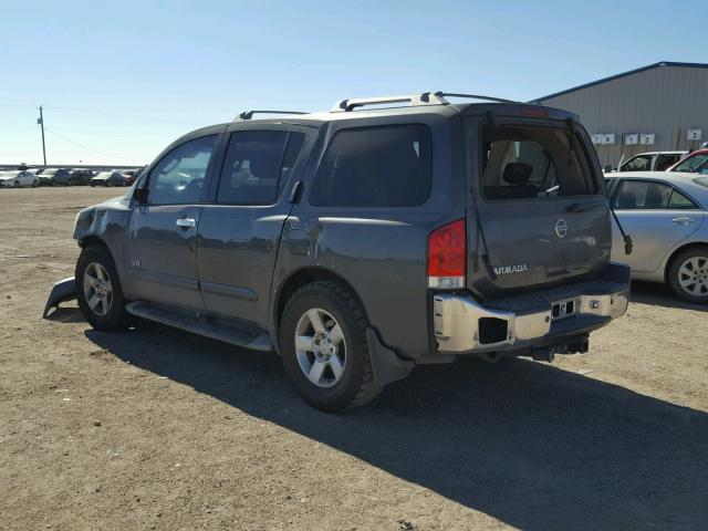 5N1AA08A25N734885 - 2005 NISSAN ARMADA SE GRAY photo 3