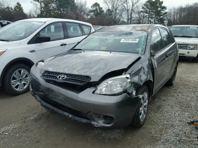 2T1KR32E37C679903 - 2007 TOYOTA COROLLA MA GRAY photo 2