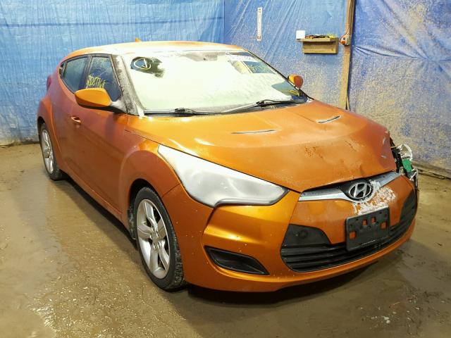 KMHTC6AD2CU028545 - 2012 HYUNDAI VELOSTER B ORANGE photo 1