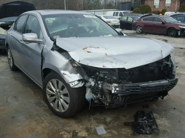 1HGCR3F82EA019878 - 2014 HONDA ACCORD EXL SILVER photo 1