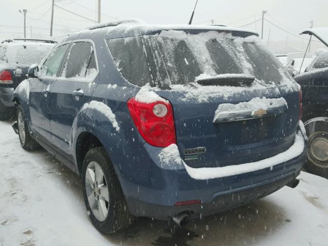 2GNFLDE59C6190848 - 2012 CHEVROLET EQUINOX LT BLUE photo 3