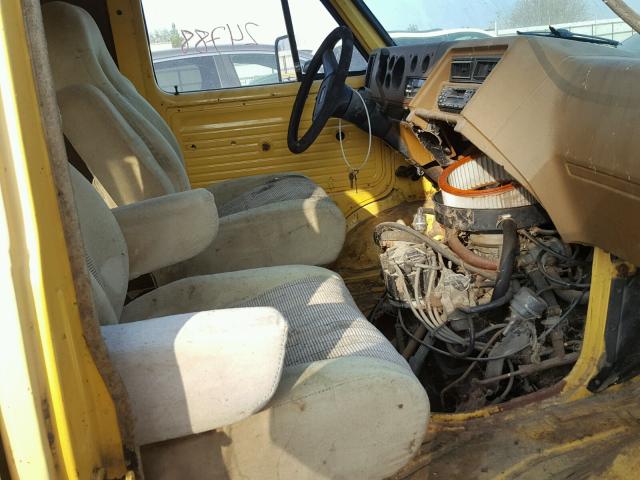 CGL258U131317 - 1978 CHEVROLET VAN YELLOW photo 5