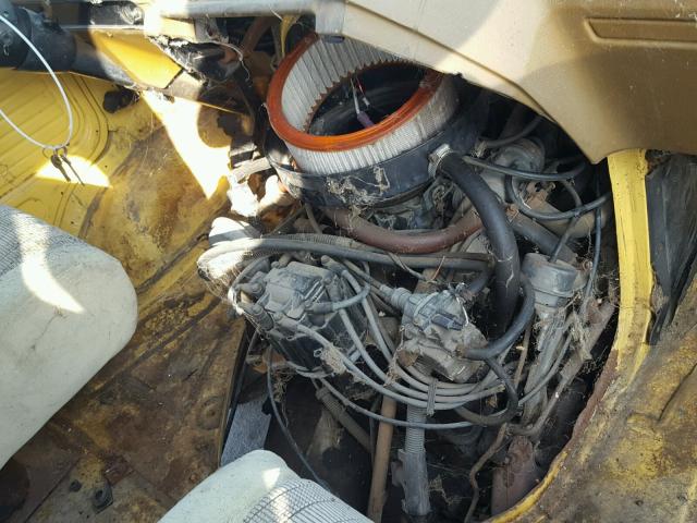 CGL258U131317 - 1978 CHEVROLET VAN YELLOW photo 9