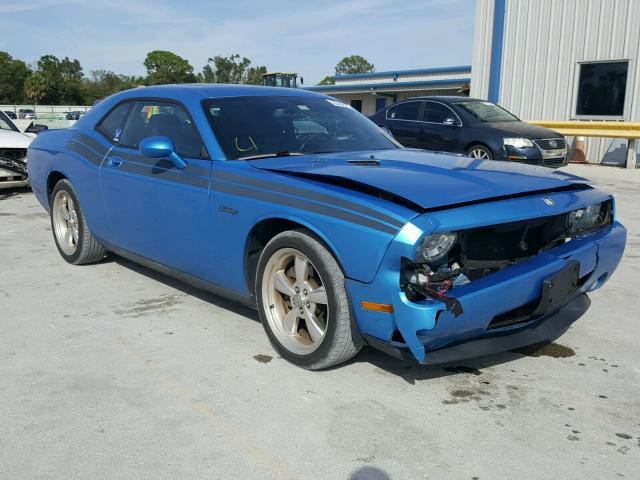 2B3LJ54T79H636050 - 2009 DODGE CHALLENGER BLUE photo 1