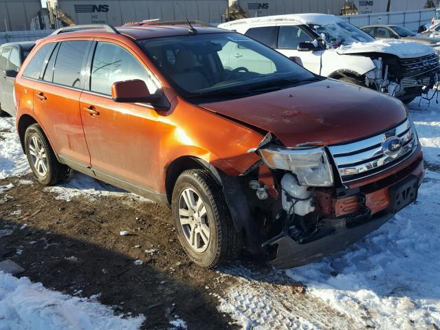 2FMDK48C57BB16347 - 2007 FORD EDGE SEL ORANGE photo 1