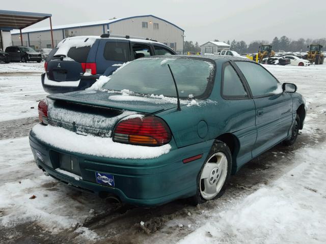 1G2NW12M1VC829258 - 1997 PONTIAC GRAND AM G GREEN photo 4