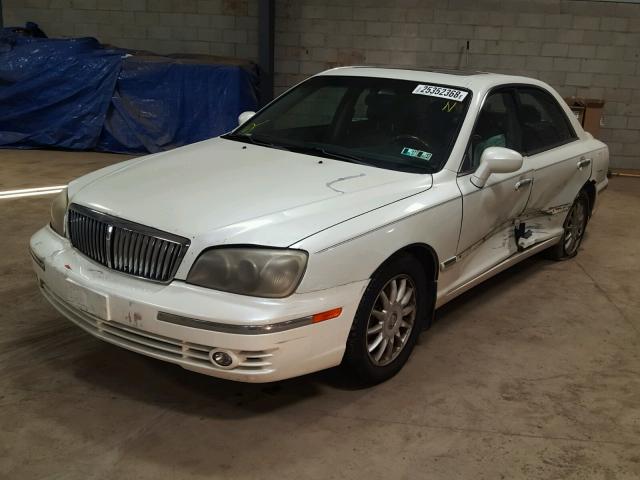 KMHFU45E94A300156 - 2004 HYUNDAI XG 350 WHITE photo 2