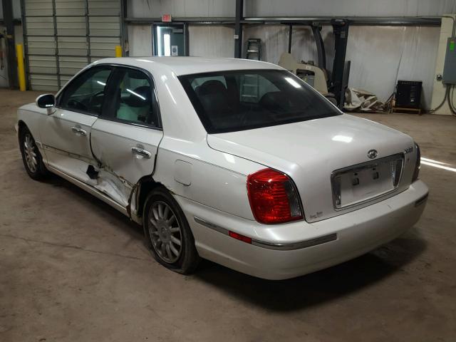 KMHFU45E94A300156 - 2004 HYUNDAI XG 350 WHITE photo 3