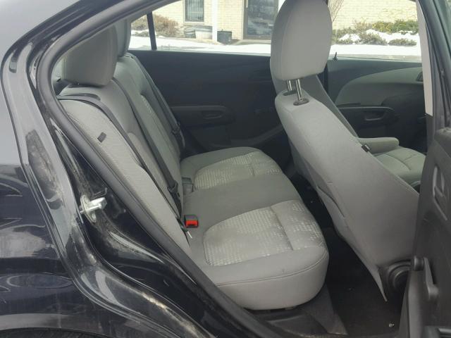 1G1JA5SH9F4112078 - 2015 CHEVROLET SONIC LS Սև լուսանկար 6