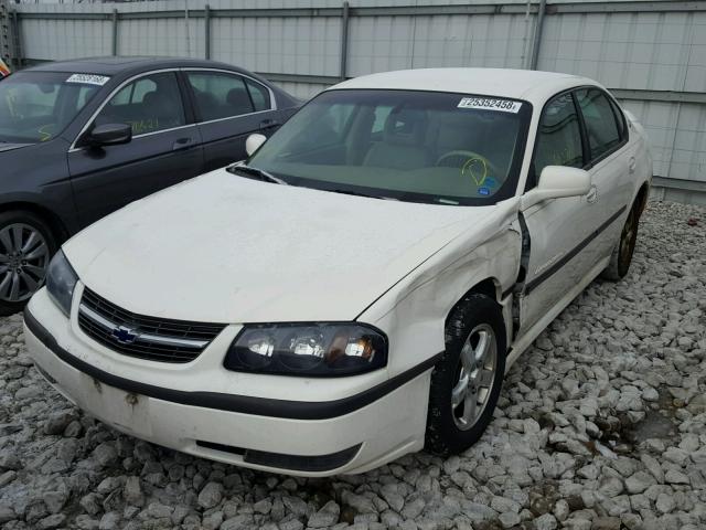 2G1WH52K639306069 - 2003 CHEVROLET IMPALA LS WHITE photo 2