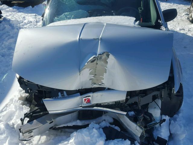 1G8AJ52F83Z178491 - 2003 SATURN ION LEVEL SILVER photo 7