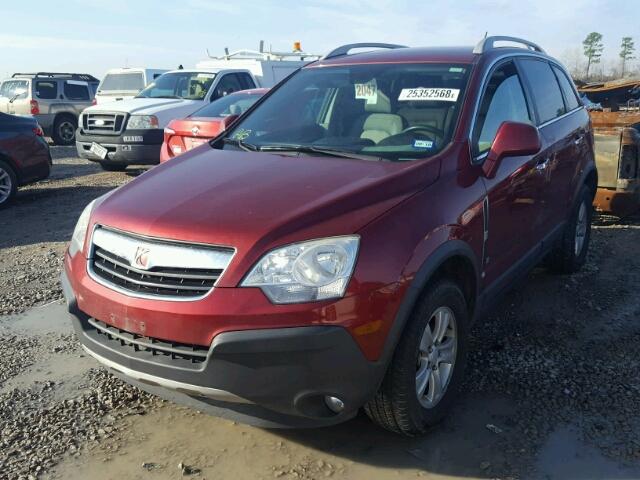 3GSCL33P18S669403 - 2008 SATURN VUE XE RED photo 2