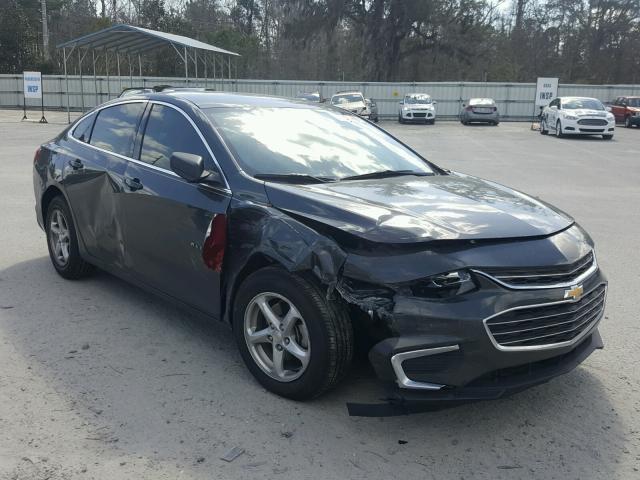 1G1ZB5ST2HF191248 - 2017 CHEVROLET MALIBU LS GRAY photo 1