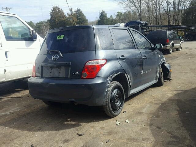 JTKKT624765011018 - 2006 TOYOTA SCION XA BLACK photo 4