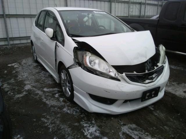 JHMGE8H42AC024658 - 2010 HONDA FIT SPORT WHITE photo 1