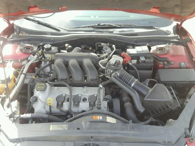 3FAHP08137R118670 - 2007 FORD FUSION SEL RED photo 7