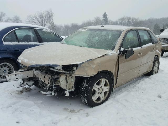 1G1ZU64835F204402 - 2005 CHEVROLET MALIBU MAX 金色 照片 2