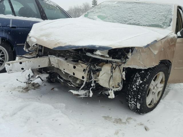 1G1ZU64835F204402 - 2005 CHEVROLET MALIBU MAX 金色 照片 9