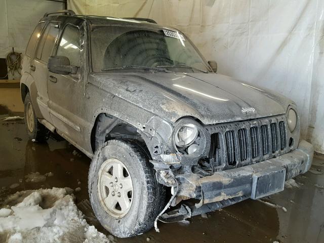 1J4GL48K07W537309 - 2007 JEEP LIBERTY SP BLACK photo 1