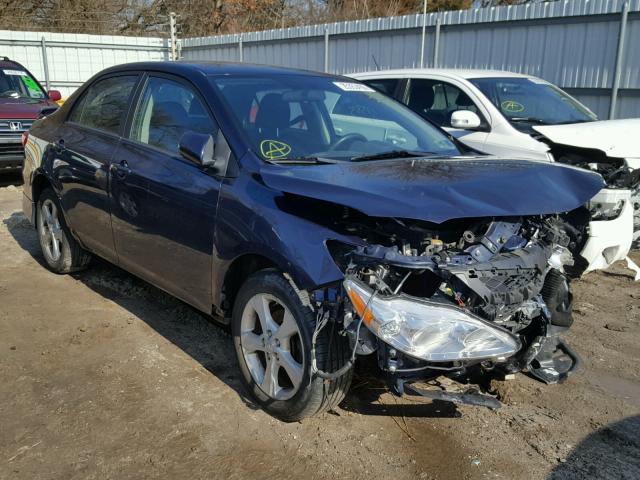 2T1BU4EE3BC737484 - 2011 TOYOTA COROLLA BA BLUE photo 1