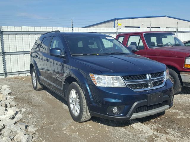 3C4PDCBG8FT696973 - 2015 DODGE JOURNEY SX BLUE photo 1